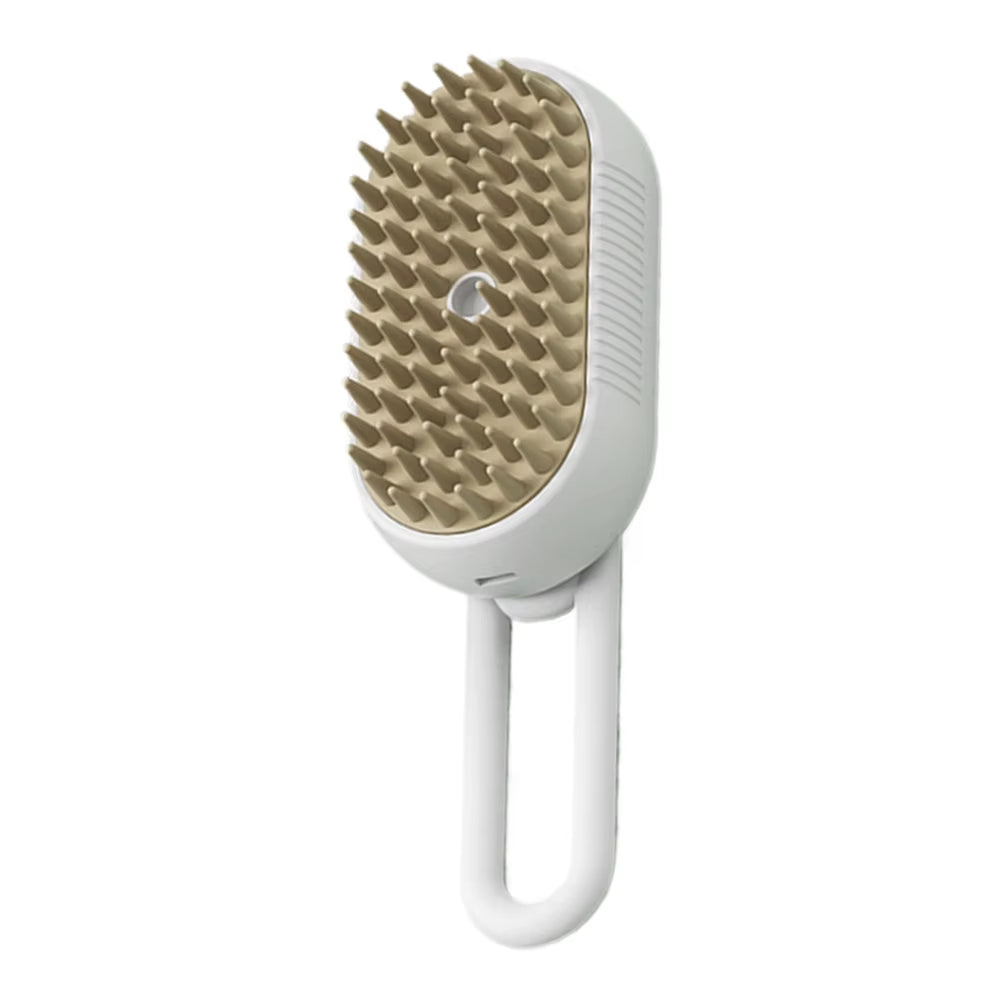 3-in-1 Pet Grooming Steam Brush – Cleans, De-Sheds & Massages