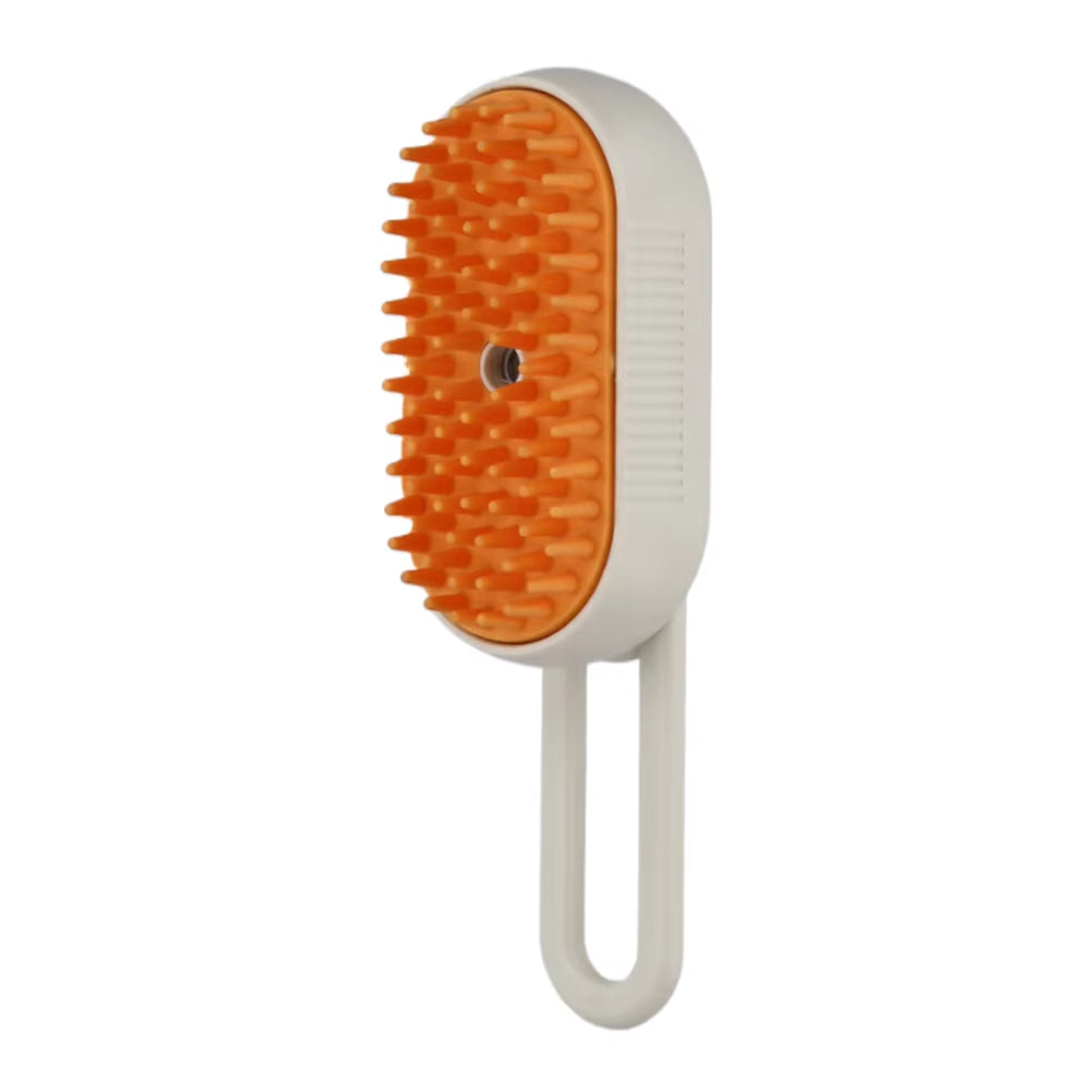 3-in-1 Pet Grooming Steam Brush – Cleans, De-Sheds & Massages