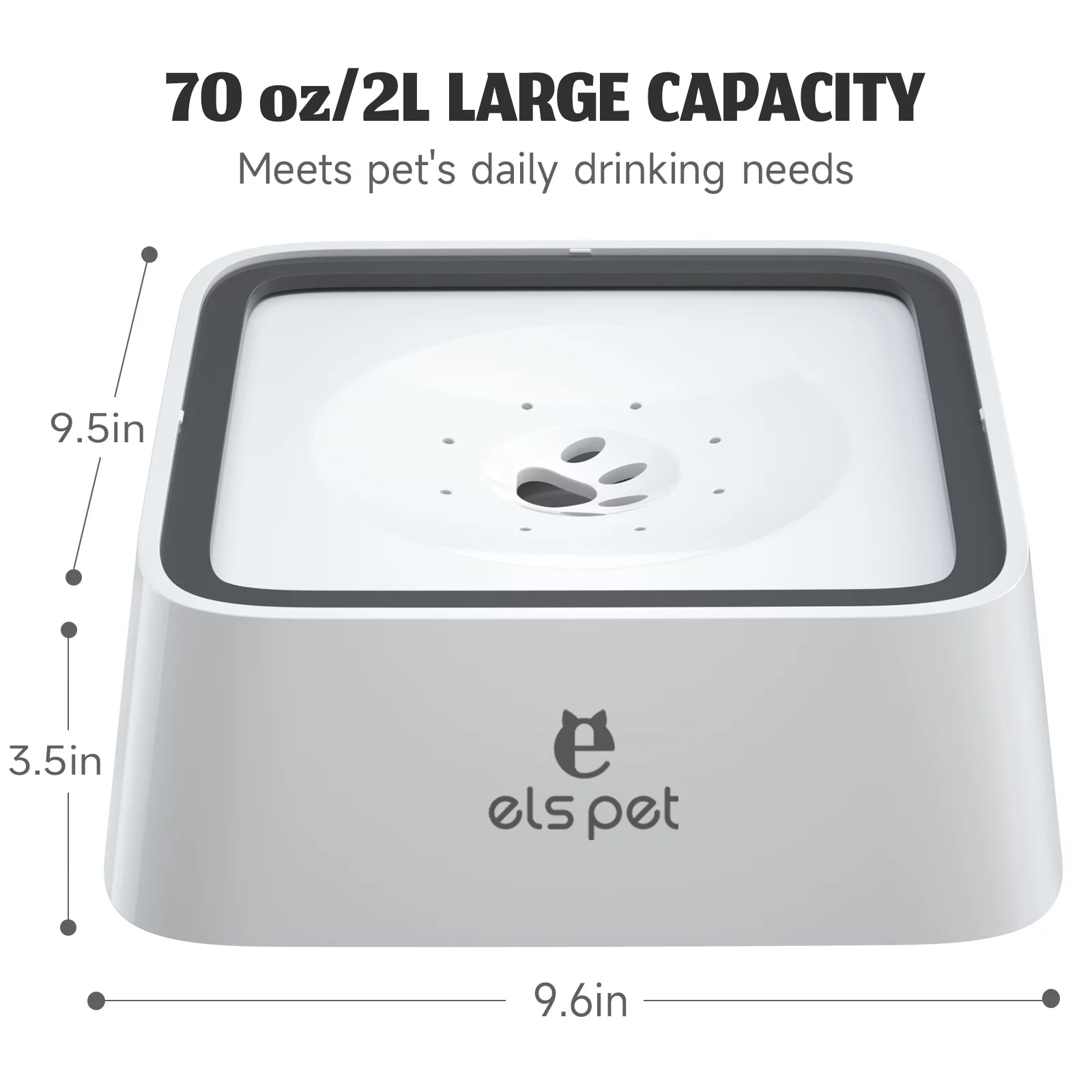 Premium Hydration Station - 1.5L Anti-Spill Smart Water Dispenser for Health-Conscious Pet  Parents