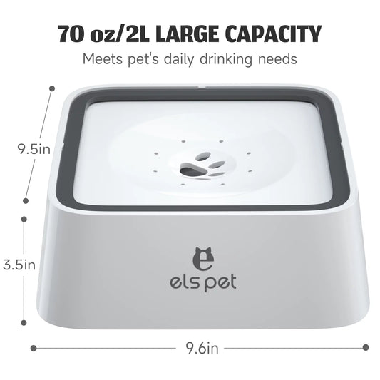 Premium Hydration Station - 1.5L Anti-Spill Smart Water Dispenser for Health-Conscious Pet  Parents